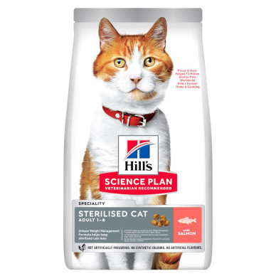 Hills SP Feline Adult Sterilised somon, hrana pisici, 3 kg